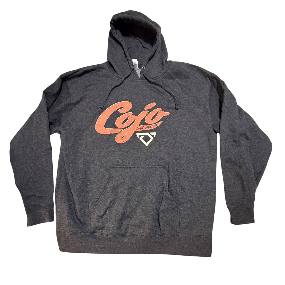 Cody Johnson CoJo Hoodie Mens 2XL Charcoal Grey Independent Trading Co Pullover
